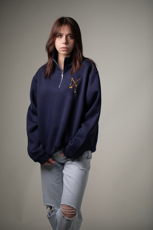 QUARTER ZIP SWEATSHIRT-MOQLI3A