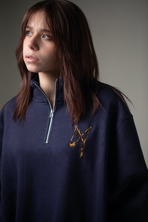 QUARTER ZIP SWEATSHIRT-MOQLI3A