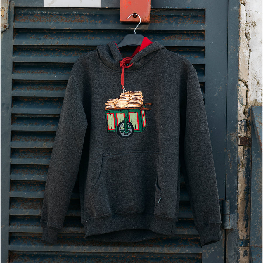 Hoodie - Old City Ka'ak Cart (Embroidered)