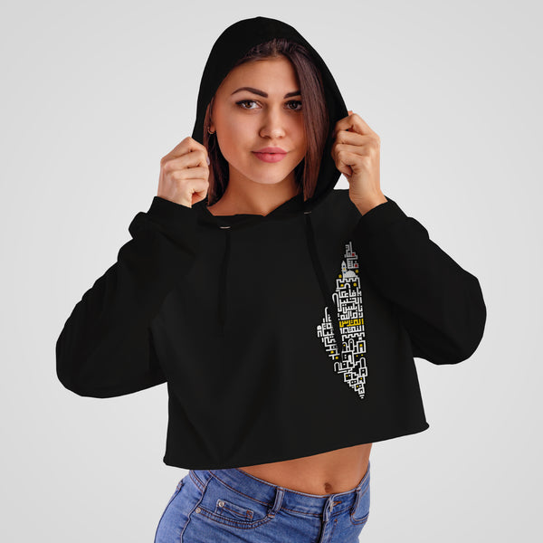 Palestine map - Crop Top