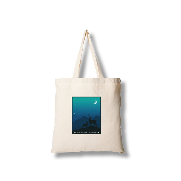 Tote bag - الغزال الجبلي الفلسطيني